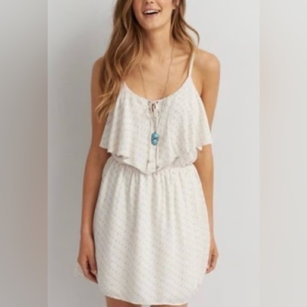 American Eagle Cutout Back Sun Dress - S